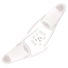 Par de calzantes Leaderfins Forza White