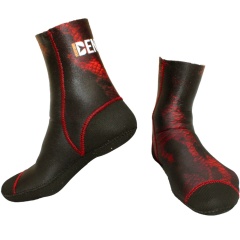 Escarpines pesca submarina Denty Spearfishing Anaconda rojo - 5 mm- Talla 43/45