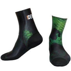 Escarpines pesca submarina Denty Spearfishing Anaconda verde - 3 mm- Talla 45/47