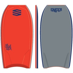 Bodyboard Sniper Improve Series Cluster PE | Rojo/Gris | 40