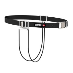 Cinturón CNF Octopus Freediving Blanco con liberación rápida de acero inoxidable