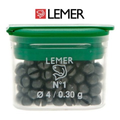 Contenedor de plomo súper blando 30 gr N°2/0 - Ø5mm