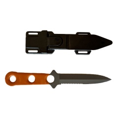 Couteau de mollet peinture titane