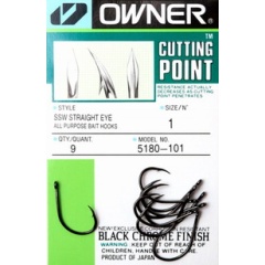 anzuelo Owner 5180 SSW Straight Eye - n°3/0 x7pcs