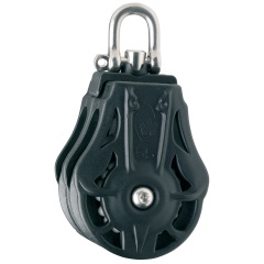 La doble polea de Wichard con bolas giratorias Grillete