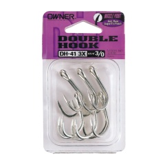 Anzuelos Doble Owner DH41 - n°4/0 x6pcs