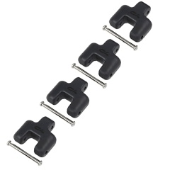 Kit de 4 Plomos cuello de banco de potencia C4 adicionales, negras