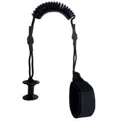 Leash bodyboard Flood Noir