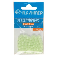 Kit de 100 cuentas fosforescentes surtidas de 3 / 5 y 6 mm