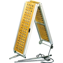 Pasarela plegable Osculati con rejilla de teca