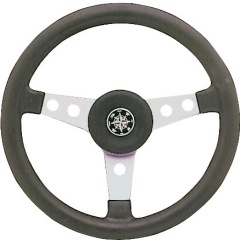 Volante barco Osculati 3 radios plata 340 mm