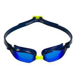 Gafas de natación Aquasphere Xceed - Azul Titane / Azul marino efecto espejo