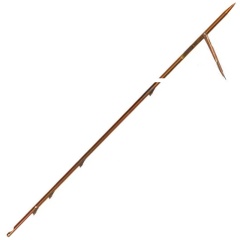 Devoto Varilla Tahitiana con tetones - aletilla simple ∅6,5 mm