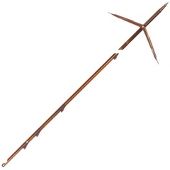 Devoto Varilla Tahitiana con tetones - Doble aletilla ∅6,5 mm