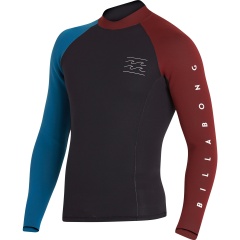 Camiseta hombre neopreno Billabong Revolution 2mm - Blue/Red/Black - XL