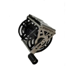 Moulinet Vertical Labrax - 30 mètres - Black