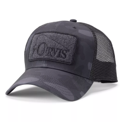 Gorra Orvis 1971 Camo Trucker Hat Blackout Camo