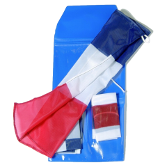 Bolsa con 3 banderas barco 4Water 50X60 cm