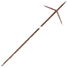 Devoto Varilla Tahitiana con muesca - Doble aletilla ∅6,5 mm