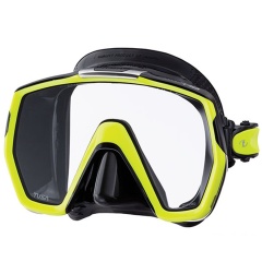 Gafas de buceo Tusa Freedom HD Negro/Amarillo