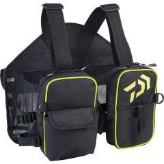 Chaleco de vadeo Daïwa Wading Negro-Verde-Eco