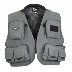 Chaleco de pesca JMC Diplomat V2 Gris