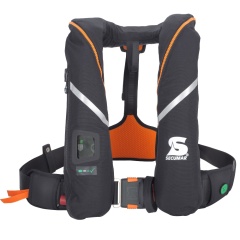 Gilet de sauvetage Automatique Secumare Survival 275 Noir + harnais