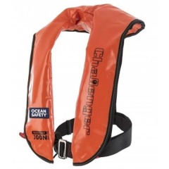 Gilet gonflable Ocean Safety Challenger Worksafe Pro 300N Automatique Orange PVC + Harnais