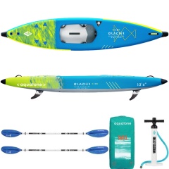 Kayak gonflable 1 place Aquatone Glacier 12'6