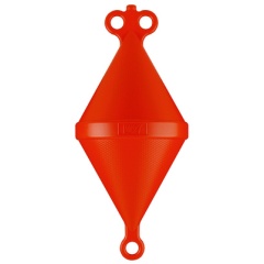 Boya de cuerpo muerto Plastimo con anillas Diam: 22cm Naranja