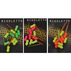 Guía Hilo Rigoletto Ripelote Monocolor - Talla 2 blanco y amarillo