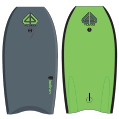 Bodyboard Flood Usurper Charcoal/Fluro Green 39