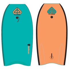 Bodyboard Flood Usurper Teal/Fluro Orange 37
