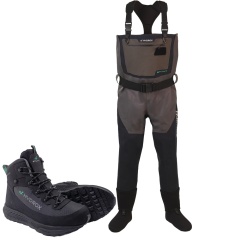 Pack de vadeadores transpirables con calcetín JMC Hydrox Stunt