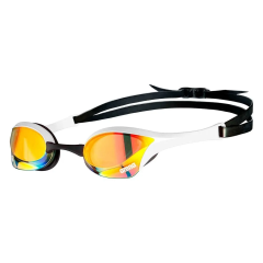 Gafas natación Arena Cobra Espejo Ultra : cobre amarillo Swipe white