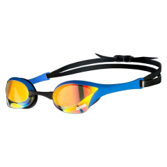 Gafas natación Arena Cobra Espejo Ultra : cobre amarillo Swipe blue