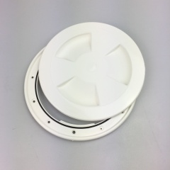 Tapa de inspección Nuova Rade 1/4 de vuelta Marfil - Diámetro 155mm