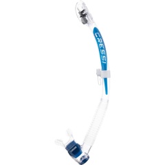 Tubo Cressi Itaca Ultra Dry - Transparente/Azul metálico