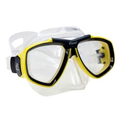 Máscara Cressi Focus Transparente/Amarillo