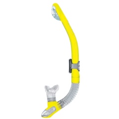 Tuba Plongée Snorkeling Mares Ergo Dry Jaune