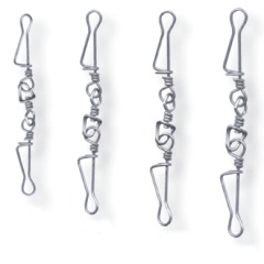 5 Quitavueltas pesca J.B con 2 fijaciones del nº 4