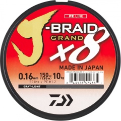 Trenzado Daiwa J-Braid Grand X8 Multicolor 300m 28/100 300 M 26,5kg