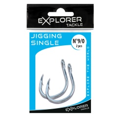 Hameçon simple Explorer Tackle Jigging Single Hook (peche_hamecon)