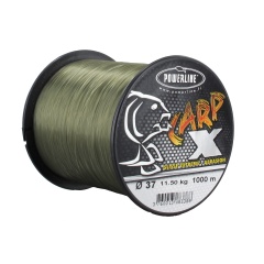 Nylon de pesca Powerline Carpa X Kaki 1200 m 31/100 - 8,9 kg