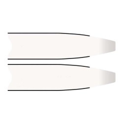 Palas para aletas Leaderfins Snow Fibre - Soft - Black - Sin logotipo