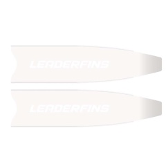 Palas para aletas Leaderfins Ice Fibra - - Blanco Soft 
