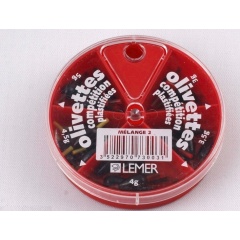 Caja de 5 estuches de plástico para torpedos de competición