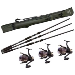 Pack pesca a la Carpa Lineaeffe Full Carpfishing Combo 3