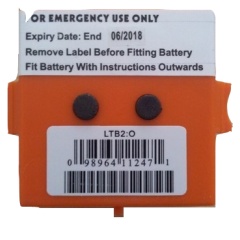 Batería Mc Murdo litio de repuesto VHF R1 - LTB2