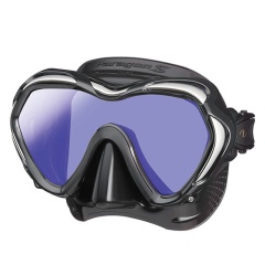 Gafas de buceo Tusa Paragon S Negro/Gris